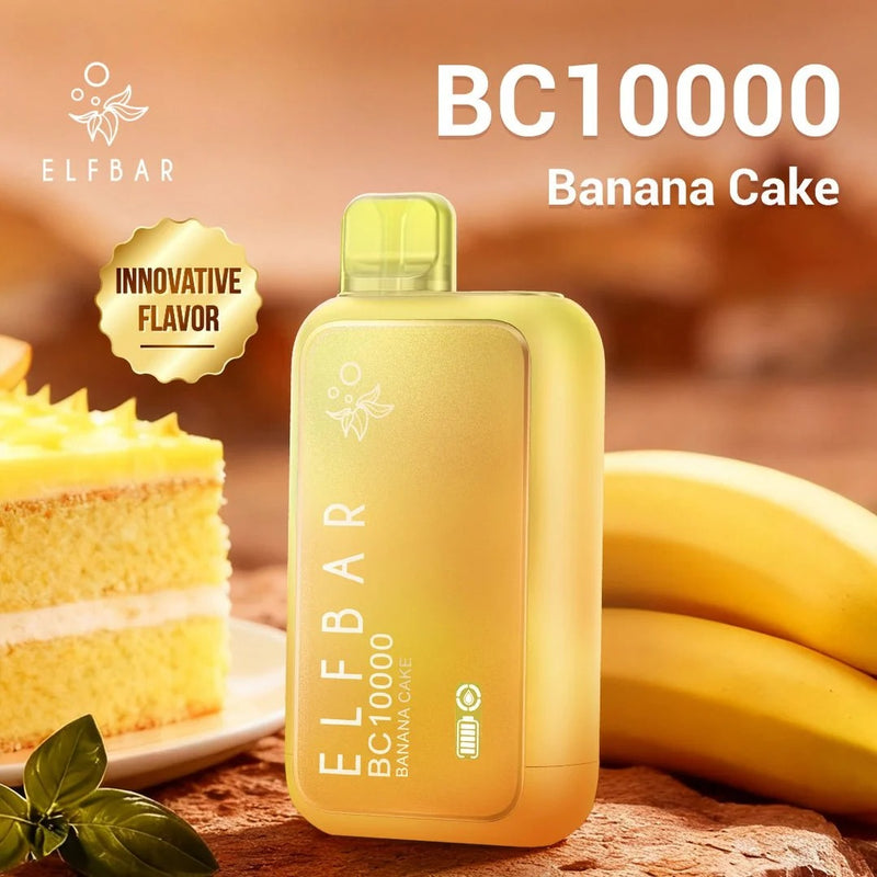 ELFBAR BC10000 20mg ARA كعكة الموز